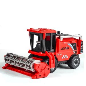 LILYGIRL Tractor Toy Simulation Farm Harvester Toy Crane Harvester Engineering Inertia Car Toy Funny Dump Truck Kids Farmer Cart Toy Kids