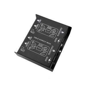 High Fidelitys Double Channel DI Box With Audios Ground Isolation Optimized For Recording 6.35mm/1/4 Input Interfaces