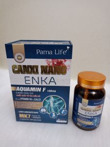 Canxi nano ENKA - Hỗ trợ giảm tình trạng còi xương ở trẻ loãng xương ở người lớn. Hỗ trợ xương răng chắc khoẻ – Hộp 60 viên
