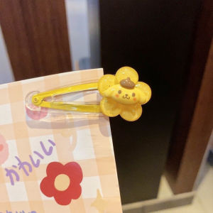 กิ๊บติดผม คลิปผมเกาหลี กิ๊บติดผมทารกเด็กผู้หญิงดอกไม้โปร่งใสซานริโอราน่ารักๆกเรียนน่ารักด้านข้าง Headwear Culolo