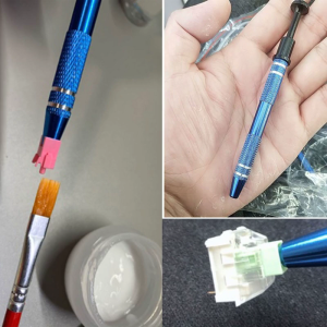 4pcs Bàn Phím Cơ chuyển đổi chủ nhíp bôi trơn công cụ bàn chải STEM picker cho Cherry Kailh Thiết bị chuyển mạch puller