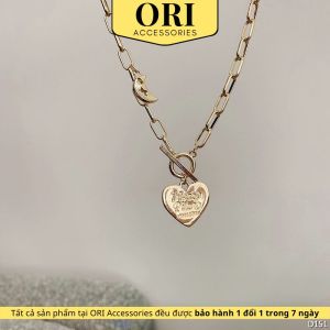 Dây chuyền Choker nữ hình trái tim Carwyn cá tính ORI ACCESSORIES D151