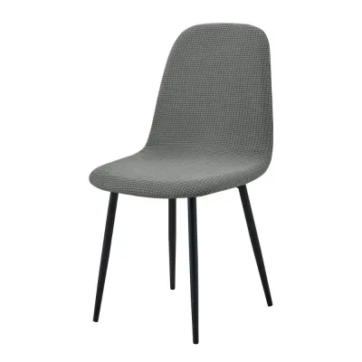 OKDEALS High Back Dining Chair Cover Stretch Jacquard Slipcover Stretch Chair Cover Fashion Elastic Spandex Jacquard Chair Cover Dining Room