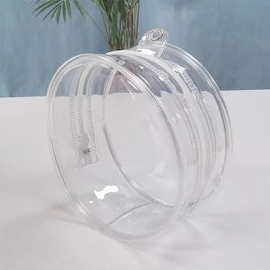 MLS 10cm Doll Clear Outdoor Doll Bag Transparent Multicolor Outdoor Doll Display Bag Handbag Ornament Clear Bags Doll Thicken Storage Pouch DIY Keychain