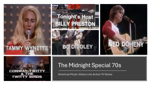 The Midnight Special TV show V4 from the 1970s  Episodes 30 to 39 Video Collection English DUBBED  on 32GB Flash Drive Includes Free Surprise Gift