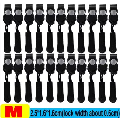 🔥Hot🔥50-1 Pcs Zipper Repair Kit Universal Instant Zipper Repair Replacement Zippers Sliding Teeth Rescue Zippers Head 3 Different Sies