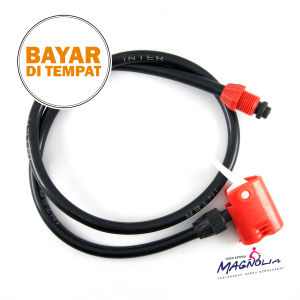 Selang Pompa Ban Angin Sepeda dan Motor Pentil Dobel Schrader dan Presta