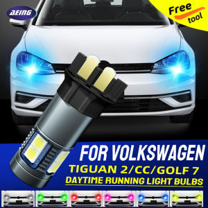 2 Chiếc Đèn LED Chạy Ban Ngày Blub Xe Hơi DRL Canbus Không Lỗi Cho Volkswagen Tiguan MK2 2 Passat CC Golf 7 MK7 GTI 2012-2026