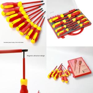 8 in 1 Insulated Screwdriver Set Magnetic Screwdriver Tool Electrician Multifunctional Interchangeable Screwdriver