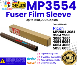 Fuser Film Sleeve For Use and Compatible with Ricoh MP2554 3054 3554 4054 5054 6054 2555 3055 3555 4055