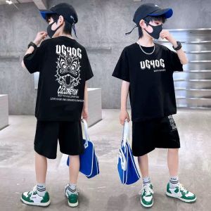 setelan baju kaos anak laki laki dan perempuan bisa pakai fashion baru M L XL