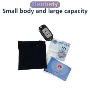 Heabety  1PC dây kéo chạy Túi Trọng lượng nhẹ cổ tay Ví Pouch cho điện thoại thẻ chìa khóa sweatband phòng tập thể dục thể dục thể thao đi xe đạp dây đeo cổ tay Túi