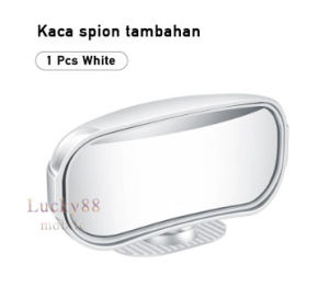 Auto Spion Keselamatan 1 Pcs Kaca Spion Tambahan Mobil Cermin Universal Dapat Diatur 360° Kaca HD Sudut Pandang Lebar Cermin Tambahan Titik Buta Tampak Belakang Untuk Parkir Mudur Spion Brind Spot Aksesoris Mobil Multifungsi Cermin Cembung Pandangan Luas