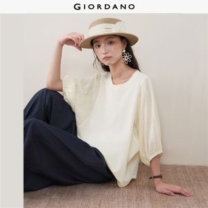 Giordano Women Women Stitched T-Shirt Free Shipping 18326214