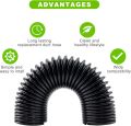 Lower Duct Repair Hose For SHARK NV680 NV680UK NV680UKT NV681 NV681UK NV681UKT NV800 NV801 HV300 HV320 HV322 Vacuum Cleaner Head, 1 Pack, BK. 