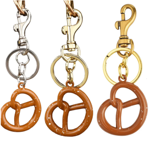 Thời trang keyholders Cookie Móc Chìa Khóa Biscuit keyrings móc khóa túi trang trí quyến rũ cho backback Túi
