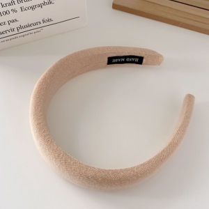 Korean Retro Headband Fashionable Sweet Cute Sponge and Velvet Headband Elegant for Women