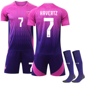 AE2425 Germany away football jersey 8 No. Kroos 6 Kimmich purple European Cup jersey custom short-sleeve team uniform