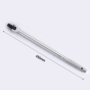 【24 hours delivery】18inch 1/2" Drive Flexible Handle Drive F-Rod Head Socket Wrench Connector Steering Handle Bar Head Socket Wrench Hand Tool