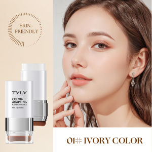TVLV แท่งรองพื้นเปลี่ยนสี 2-in-1 ให้ความชุ่มชื้น ไม่เหนียว ปลายคู่ น้ำหนักเบา สบาย ครีมรองพื้นเปลี่ยนตามอุณหภูมิ