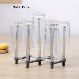 LOCAUPIN Kitchen Racks Organizer Drinkware Dish Drying Rack Household Desktop Kitchen Accessories Cup Dispenser Holder