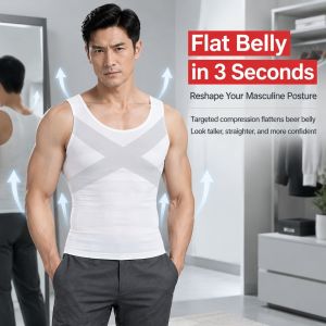 Mens Shapewear Slimming Waist Trainer Comfortable & Breathable Body Shaper