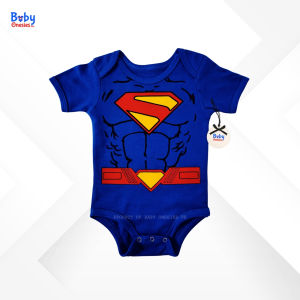 Superman Baby Costume Onesie 0–12 Months | Superhero Cotton Bodysuit