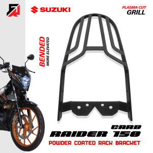 SUZUKI 150 CARB / (BENDED) / BLACK  POWDER COATED / MOTORCYCLE ACCESORIES / HEAVY DUTY /  SUZUKI 150 CARB ( BENDED )