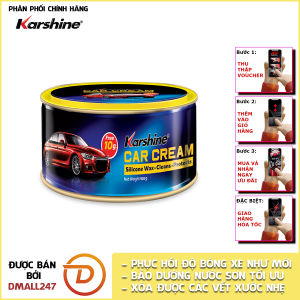 Kem đánh bóng sơn xe ô tô (Car Cream) Karshine 110g KA-CC110 - Làm mờ xước nhẹ sáng sơn dễ dùng hàng Thái Lan
