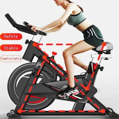 Xe đạp tập thể dục tại nhà Spining Gh603 [ đo nhịp tim có ốp nhựa bọc bánh đà tay cầm xốp mút Kèm video ảnh thật .