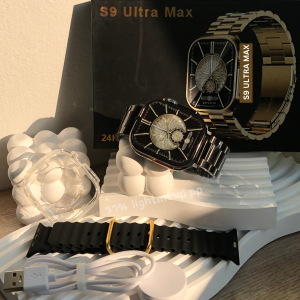 สมาร์ทวอทช์ แท้ S9 ultra max smart watch นาฬิกาอัจฉริยะ smart watch นาฬิกาจอใหญ่ รองรับภาษาไทย พร้อมส่ง