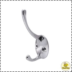 Wall-mounted Alloy Coat Hook Rust-proof For Hanging Clothes/Towels/Bags Easy To Install 1Pcs