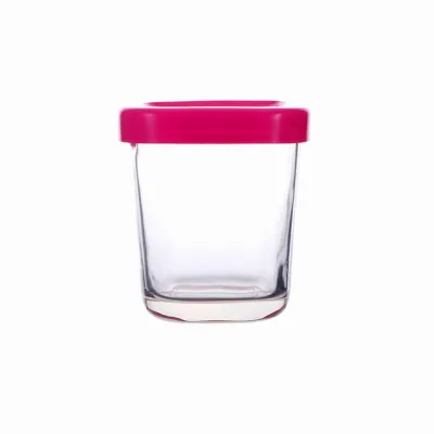 【Exclusive Discount】 Mini Yogurt Jars Reusable 5 Oz Glass Favor Pudding Jars With Lids Glass Dessert Cup Home Wedding Baby Food Storage Containers