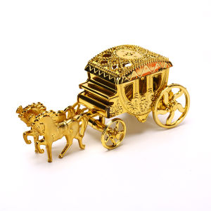 [HUSTOM] COD LD Yilu Creative European Royal Carriage Exquisite Candy Storage Box Cute Home Dector