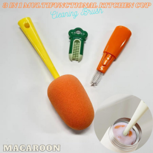 long handle dead end cleaning long handle cup brush 3 in 1 soft sponge cup brush removable sponge brush bottle baby cup brush
