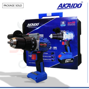 AKAIDO Double Speed Hammer Impact Drill Super High Power 3-Function Brushless Cordless Impact Drill for Industrial