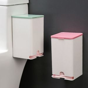 QUA Wall Mounted Sanitary Napkin Organizer Thicken Water-proof Feminine Products Storage Box Muti-purpose Dust-Proof Tampon Holder Bathroom