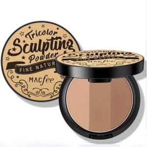 Bilian Phấn Tạo khối Và highlight Cho Mặt Chất Phấn Lâu Trôi Không Thấm Nước Bảng Tạo Khối Bắt Sáng Mặt 3D Ba Màu Sửa Chữa Tự Nhiên Mịn Dễ Màu Không Thấm Nước Lâu Trôi Cho Mặt Mũi Áo Ghi Lê Xương Đòn Dây Khay Phấn Mắt Kẻ Viền Tóc Mỹ Phẩm Trang Điểm