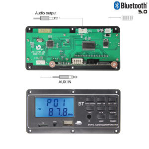 Modul Pemain Musik Digital Bluetooth 5.0 dengan Layar LCD Besar - Warna Netral