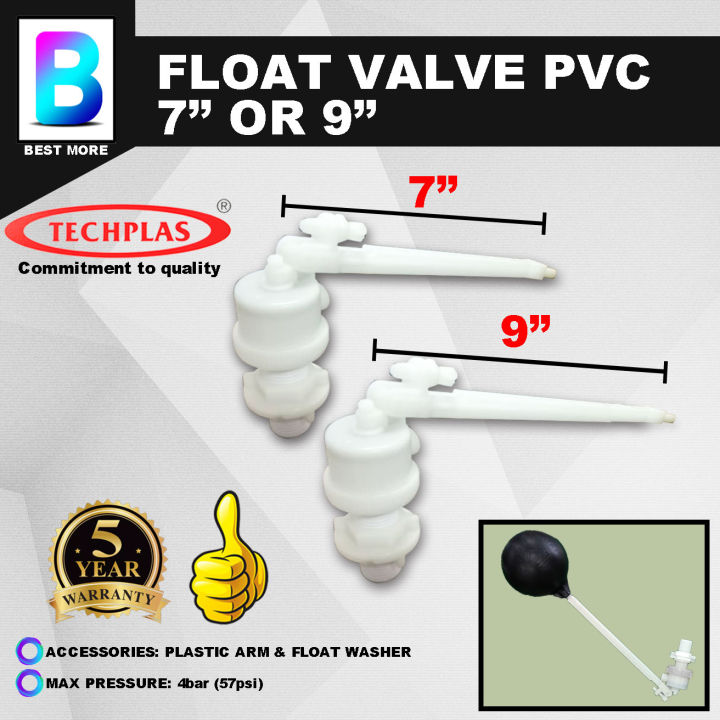Float Valve PVC 7" Or 9” Lazada