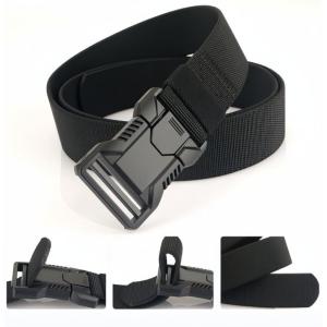 The New 125cm Quick Release Pluggable Buckle Men Belt Breathable Outdoors Belts For Men Pants Belt