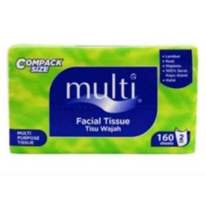 Tisu multi 160 sheets tisu wajah 2 ply