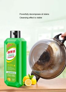 Kitchen multi-function cleaning milk pot bottom remove black pot washing artifact stainless steel decontamination black dirt