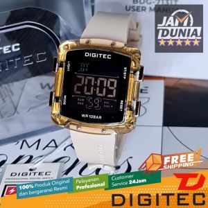 JAM TANGAN DIGITEC ORIGINAL - JAM DIGITEC BDG - 7131TRG JAM DIGITEC BDG7131 JAM DIGITEC 7131 JAM DIGITEC BDG7131TRG - MEN WOMEN - Resin - Cream - Diameter 3.6 CM - Jamdunia / Jam dunia JD18 JAM TANGAN WANITA JAM WANITA JAM TANGAN ANTI AIR # S003