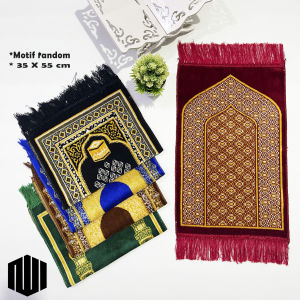 Sajadah sujud/sajadah muka/sajadah mini uk 35 X 55 cm lembut halus motif