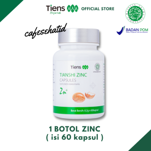 Suplemen peninggi badan anak dan remaja - Calcium for children dan Zinc capsules - usia 1 hingga 12 tahun