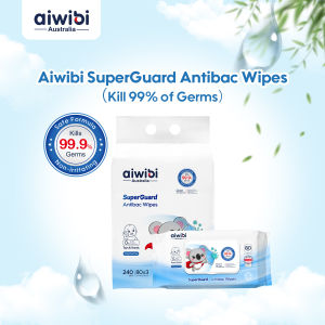 Aiwibi SuperGuard Antibac Wipes Kill 99% of germs (80pcs*3packs)