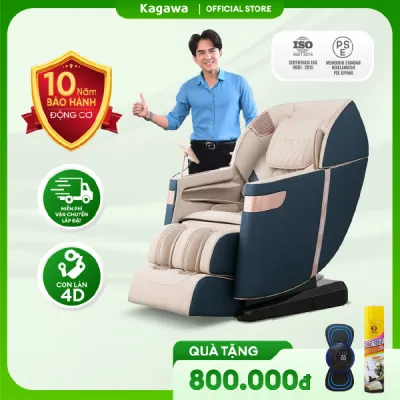 Ghế massage toàn thân Kagawa K11 [CAO CẤP] Bảo Hành 6 năm công nghệ nhiệt hồng ngoại túi khí cao cấp