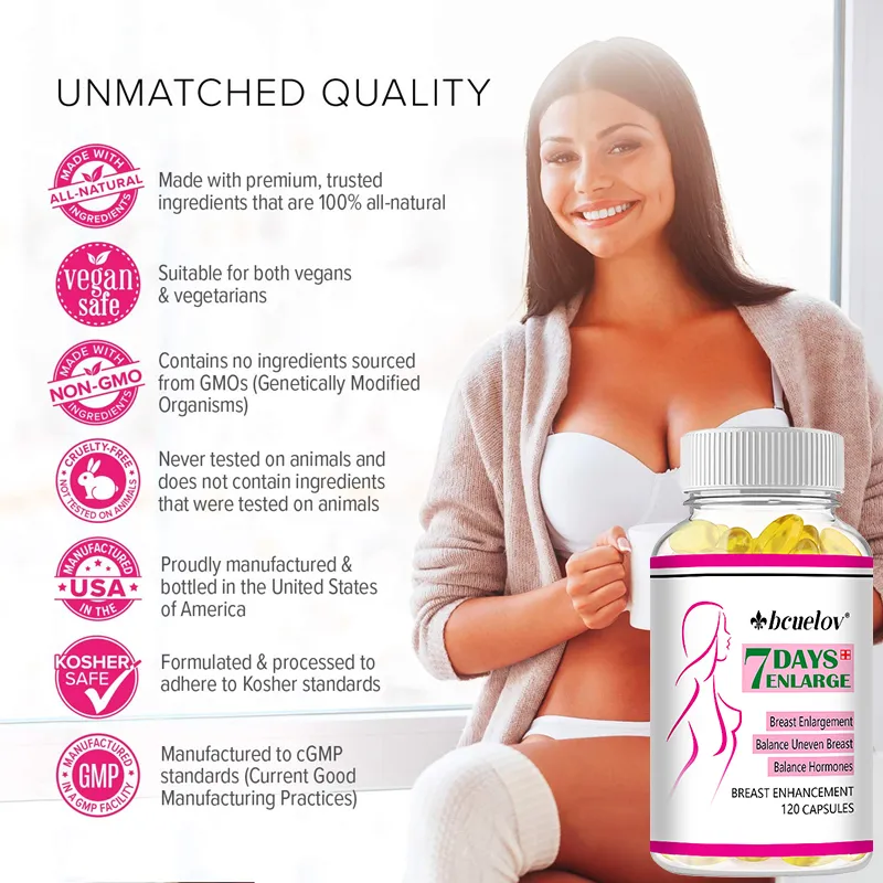 Breast Enhancement Capsule, Dietary Supplement for Boobs Lifting, Enl