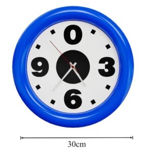 xpkQ European Simple Wall Clocks Cartoon Digital Round Wall Clocks Silent Decorative Desktop Clock Indoor Home Furniture Accessories 6K4N7
